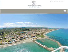 Tablet Screenshot of portoplatanias.gr